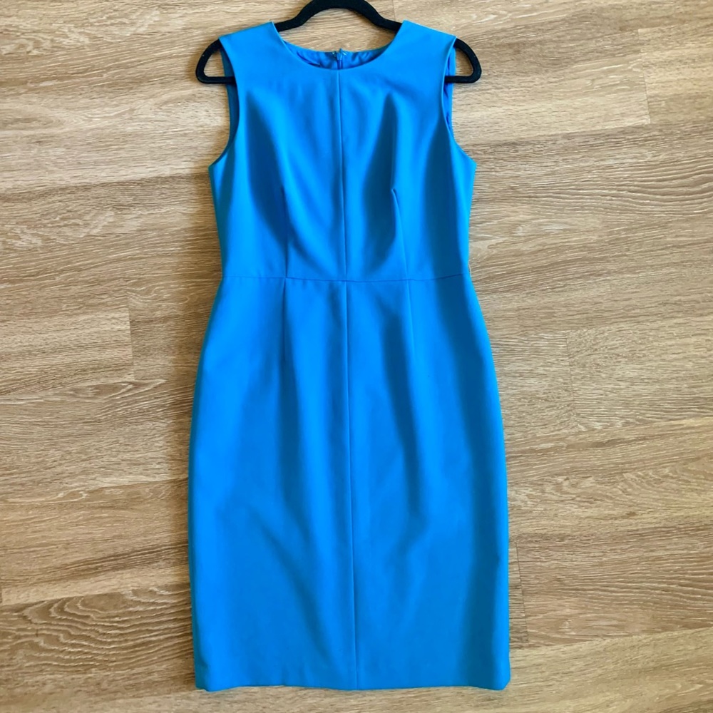 Jones New York bright blue dress